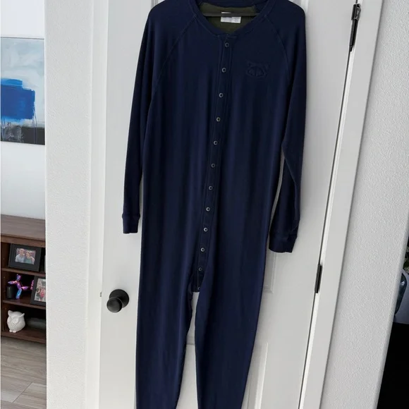 NWOT Nasty Pig Union Suit in Blue, XL - Picture 5 of 7